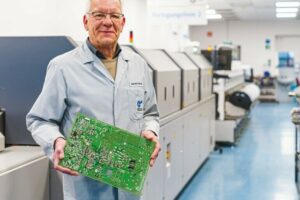 Frequenzumrichter produziert Nord in der Elektronikfertigung in Aurich
