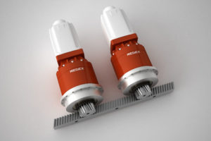 Ritzel-Zahnstangenantriebe von Redex für Fräsmaschinen