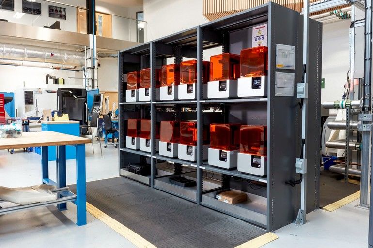 Formlabs empfiehlt 3D-Drucker in einer Produktionsstraße