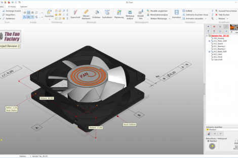CAD-Viewer und Konverter von 3D-Tool – Version 13