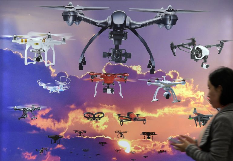 Intel CeBIT Drone Park zeigt Drohnen im Einsatz