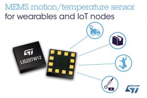 ST Microelectronics kombiniert Beschleunigungs- und Temperatursensor