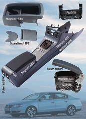 Thermoplaste für die Mittelkonsole des VW Passat