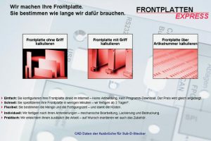 Schroff: Frontplatten-Express