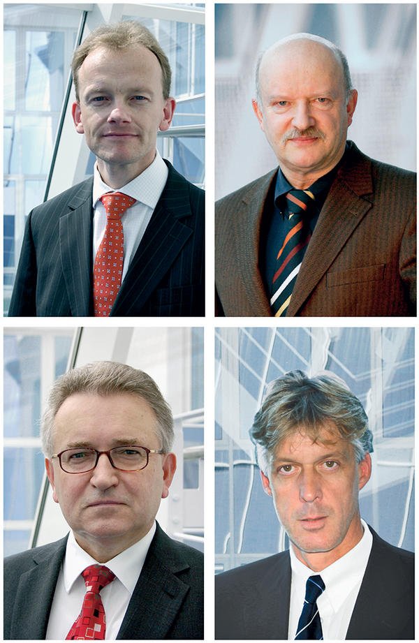 Bernd Eckel, Friedemann Hensgen, Peter Krawat, Dr. Thomas Steffen, Rittal
