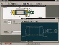 CAD-Planungssoftware für Pneumatik-Zylinder