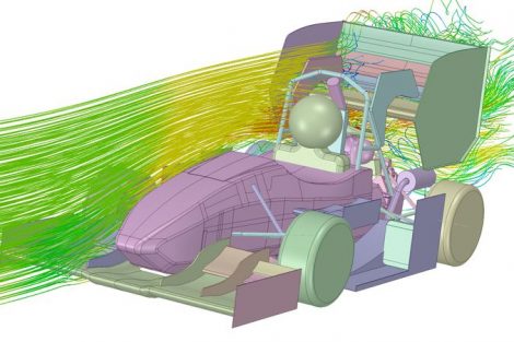 Cadfem gemeinsam mit Formula Student Team von Hawks in Hannover