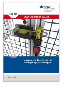 Cover der DGUV-Information 203-079 der Deutschen Gesetzlichen Unfallversicherung