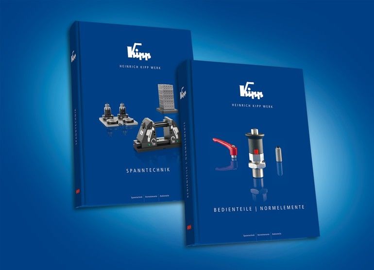 Die neuen Kipp-Kataloge „Spanntechnik“ und „Bedienteile“ sind da