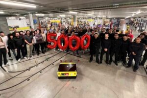 Kivnon hat 5000 mobile Roboter in 20 Ländern installiert