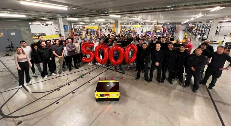 Kivnon hat 5000 mobile Roboter in 20 Ländern installiert