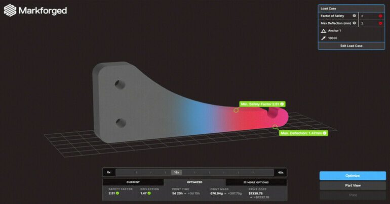 Markforged: Neue Simulationssoftware eigens für den 3D-Druck