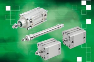 Drei neue DIN-ISO-genormte Pneumatikzylinder von Norelem