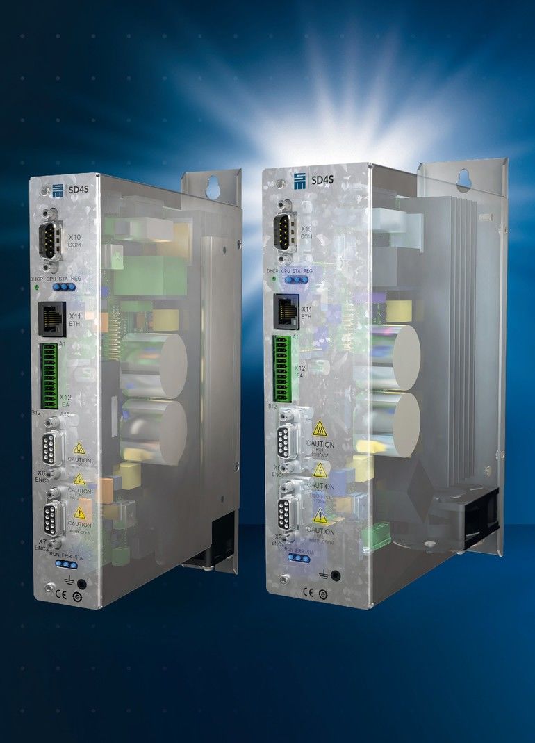 Sieb & Meyer bietet neun weitere Baugrößen der Frequenzumrichter SD4S