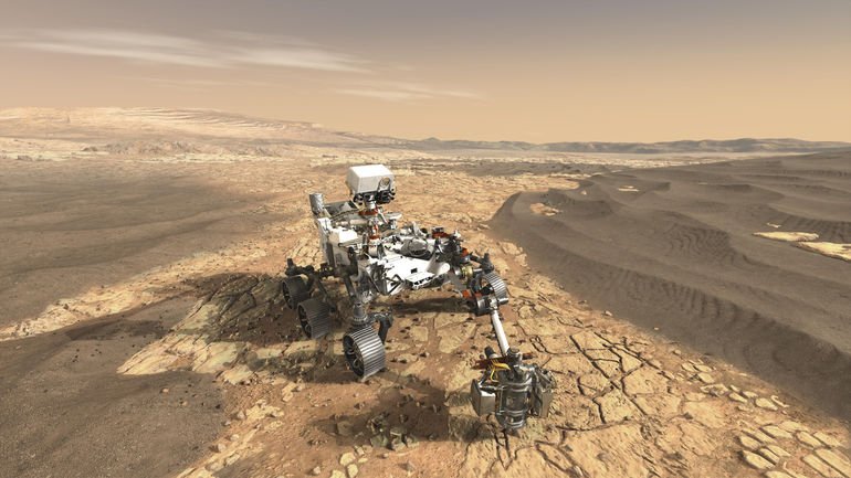 Im Perseverence Mars Rover arbeiten Kaydon-Dünnringlager von SKF