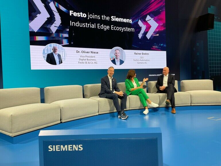 Festo ist dem Industrial-Edge-Ökosystem Siemens Xcelerator beigetreten