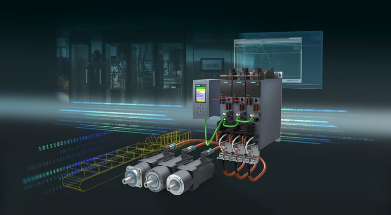 Siemens: Servomotor Simotics S-1FS2 erweitert Einsatzbereich von Sinamics S210
