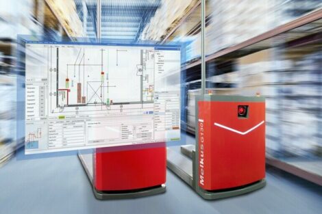 Warehouse_industrial_and_logistics_companies._Long_shelves_with_a_variety_of_boxes_and_containers._Motion_blur_effect.