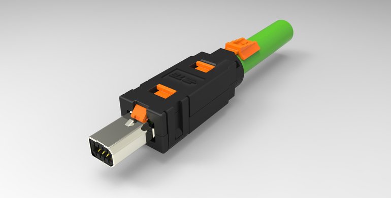 TE Connectivity mit Cat.6A-Kabelsteckverbinder