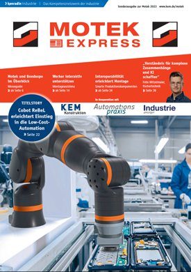 Titelseite Motek-Express 2023